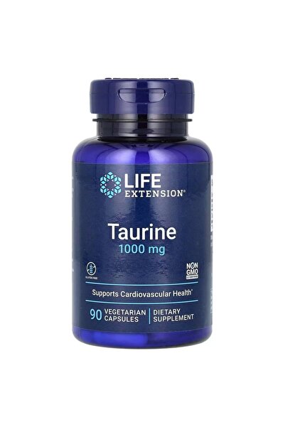 Life Extension Taurine 1000 mg 90 Kapsül Vegetarian Capsules