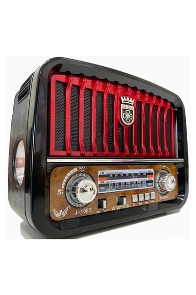 Denx Portable Radio 3 Channel FM - AM Bluetooth AUX TF Card USB Flash Disk Rechargeable Battery DX2450