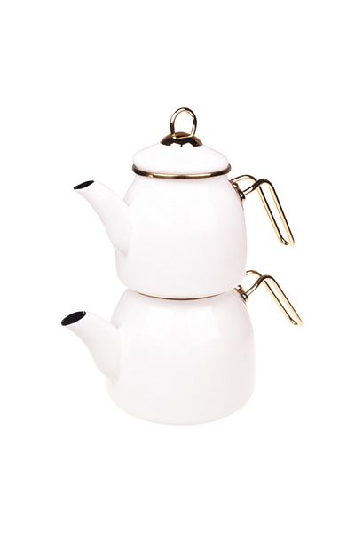 Taşev Sultani Teapot Set White