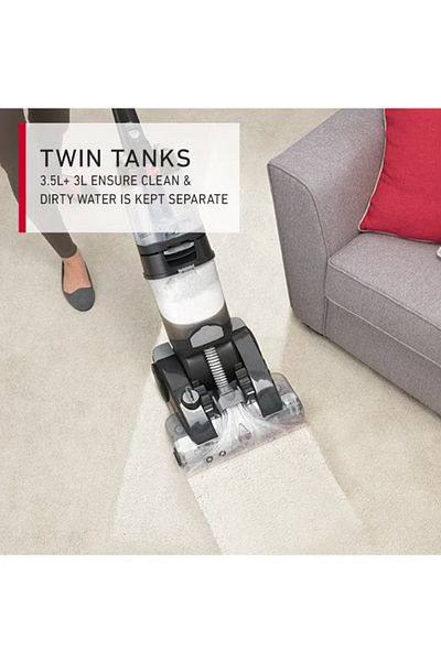 Hoover Platinum Power Max Carpet Washer, Deep Cleaning 3.5 L 1200 W - Cwkth012 Multicolor
