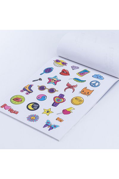 Bimotif A5 Sticker Book, 16 Pages Sticker Notebook