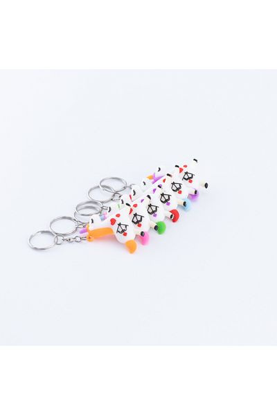 Bimotif Silicone unicorn keychain, yellow