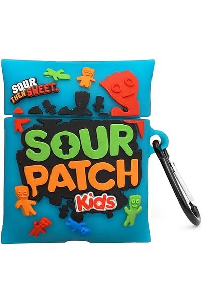 Choice Blue Airpods new3 Airpod 1/2/3/Pro Case Silicone Sour Patch 3D Cute Cartoon Funny Food Design Soft P
