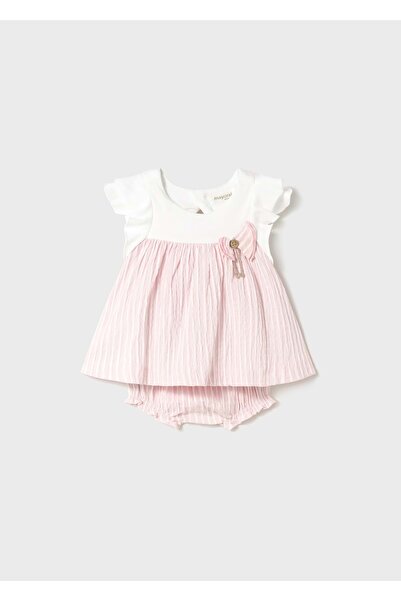 MAYORAL Baby Girl Dress Suit Salmon