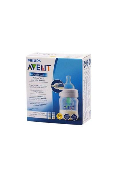 Philips Avent Anti-Colic Plastic Baby Bottle (SCF810/24) 125ml x 2
