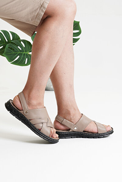 Mira Terlik Ανδρικές Ορθοπεδικές Δερμάτινες Παντόφλες Σανδάλια Hajj And Umrah Slippers