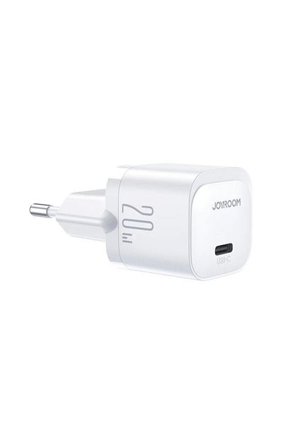REDz Accessories Type-c Mains Charger, Joyroom Jr-tcf02, Power 20w, Mini Charger, White