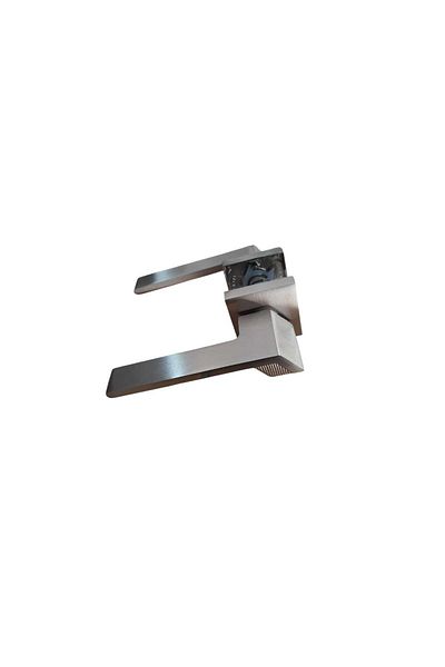 Nobel Wc Door Handle with Sun Inox Square Badge