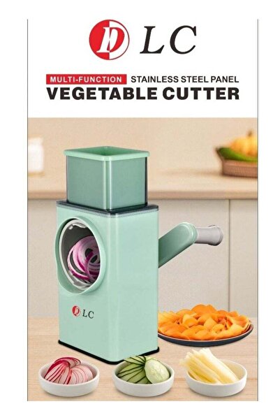 DLC Manual Vegetable Cutter Green/White/Silver 26x11.5x24cm