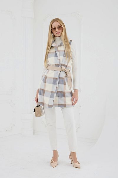 Moodbasic MB28.69 VESTĂ DE BLANĂ CARO