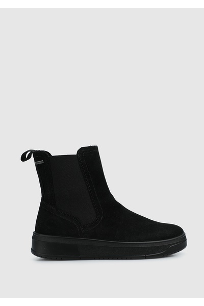 Legero Black Leather Women's Outdoor Boots