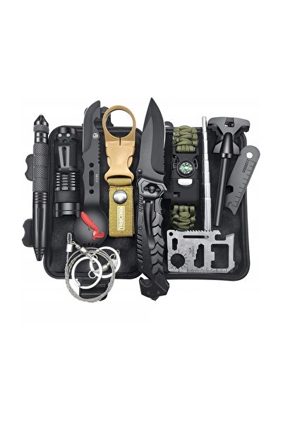 zola Tactical survival kit, 14 pieces, for travelling, fishing, hunting, camping, hiking
