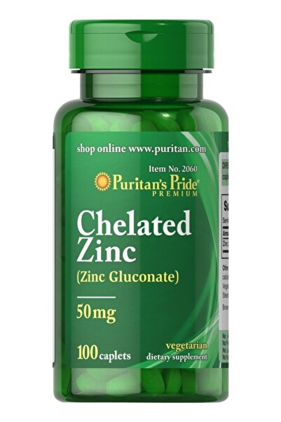 Puritan's Pride Zinc Gluconate 50mg 100 Caps