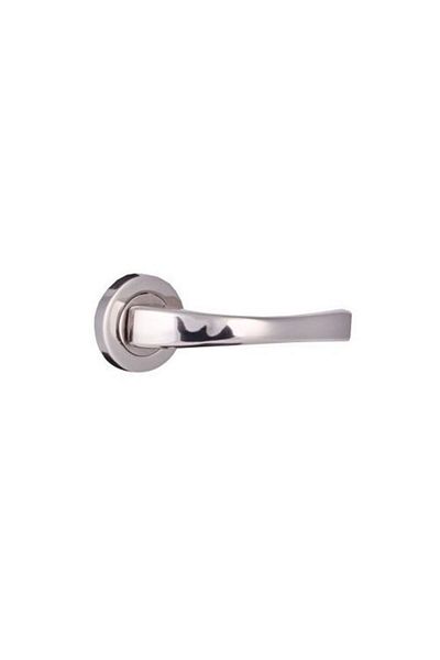 Nobel Karaca Room Rosette Nickel Satin Door Handle