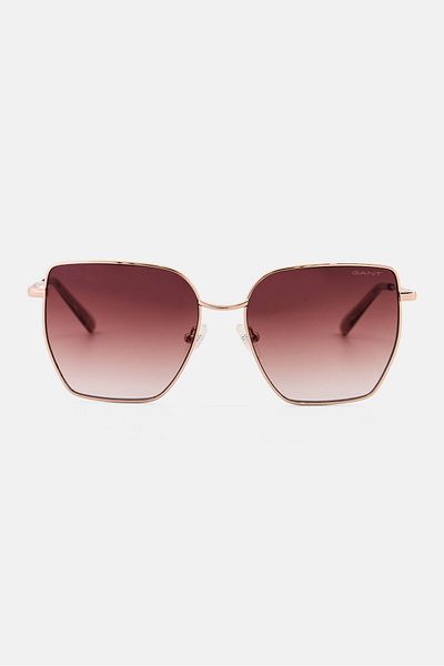 Gant Women GA00011 Square Sunglasses, Gold