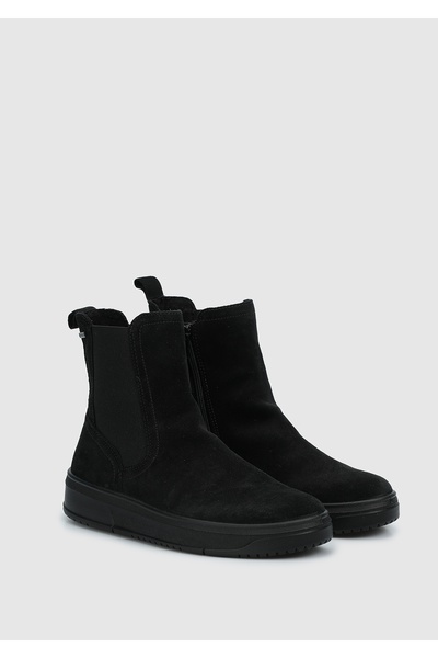 Legero Black Leather Women's Outdoor Boots