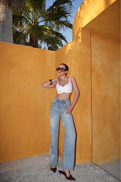 Eka Blugi albastru pentru femei 1037-24111