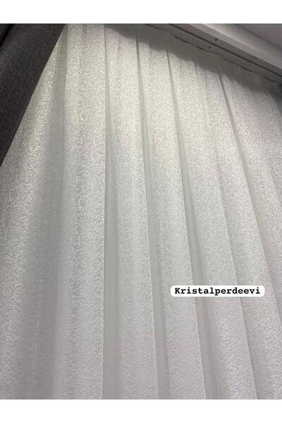 beatiful Tulle Curtain Sand Patterned Knitted Fabric 1/2.5 Pleated Medium Pleat