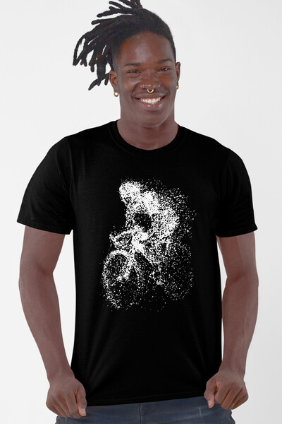 ROCKANDROLL Tricou pentru bărbați cu mânecă scurtă Spotted Bicycle