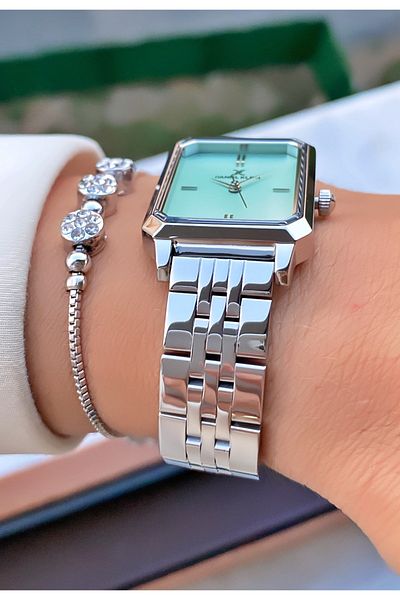 Daniel Klein Brand Silver Color Women's Wristwatch with Bracelet Gift