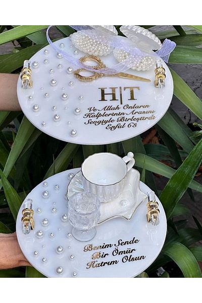 Home Self Tray Epoxy Promise Tray Engagement Tray Custom Design Promise Tray Handmade Epoxy Tray