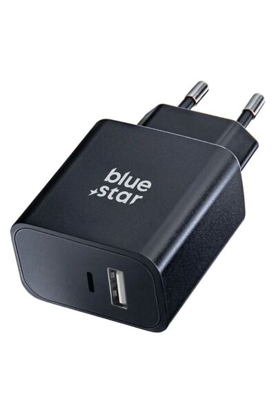 REDz Accessories Încărcător de perete Blue Star TFB-TC-25WPD, tip C + porturi...