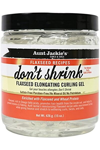 Auntie Me جل تجعيد الشعر "دونت شرينك" من "أنت جاكي" ببذور الكتان، 15 أونصة