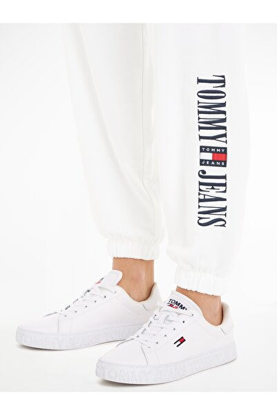 Tommy Hilfiger Womens White Archive Sweatpants