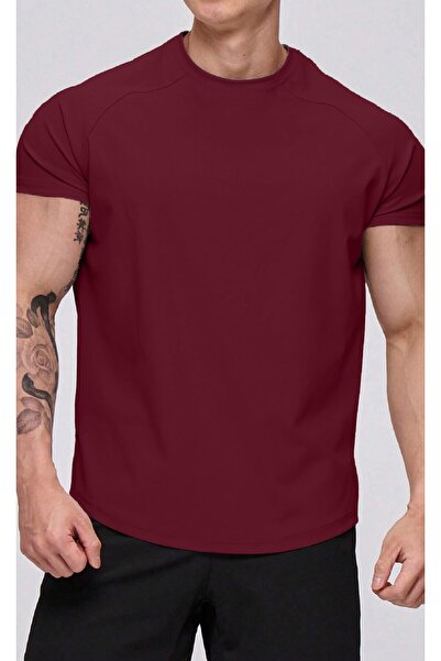 GHASSY CO. Ghassy Co. Men's Running Sports Reglan Oval Cut Jersey T-shirt