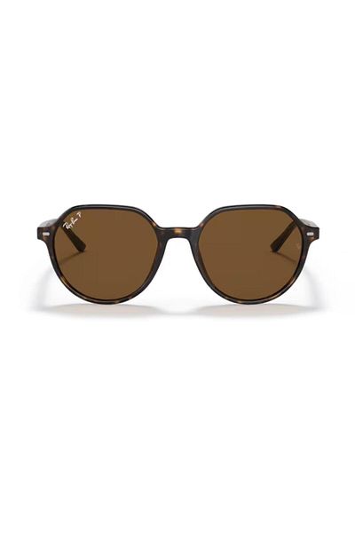 Ray-Ban Ray Ban Unisex Square Thalia Sunglasses- Rb 2195 - Lense Size:53mm - Havana