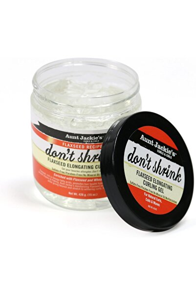 Aunt Jackie's جل تجعيد الشعر الطويل ببذور الكتان من دونت شرينك، 15 أونصة