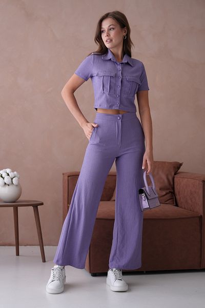 VOLT CLOTHİNG Set de pantaloni acoperiți cu nasturi pentru damă