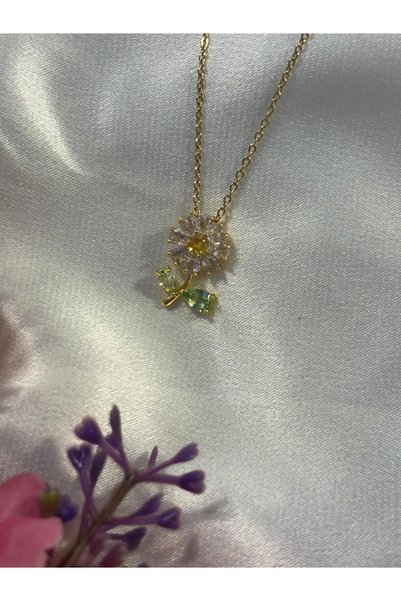 Onsiletişim Lotusbybuket Non Tarnish Steel Exquisite Zircon Stone Special Des...