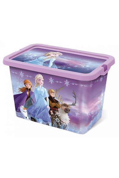 Frozen Storage box, Plastic, 18.5x19.2x28.7 cm, 7l, Multicolor, Frozen