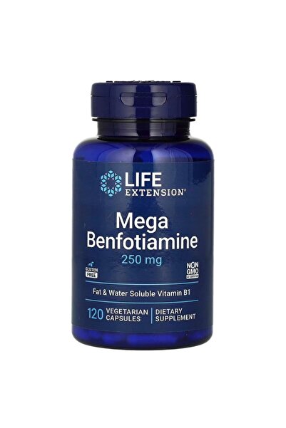 Life Extension Mega Benfotiamine 250 Mg 120 Veggie Capsules
