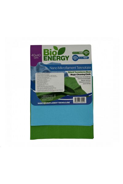 Dr. Clinic Green Blue Bioenergy 2-Piece General Cleaning Cloth