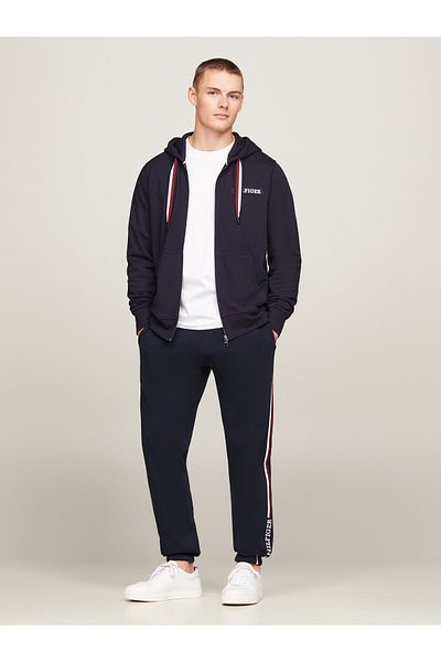 Tommy Hilfiger Tommy Hilfiger Mens Blue Zip Through Hoodie