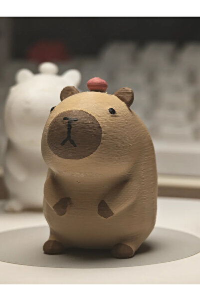 3DLAYERCRAFT Kapibara Figür Oyuncak Capybara 12 cm Figür