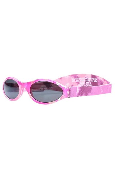 Banz Kids Sunglasses, Bubzee, 2-5 years, Pink Camo