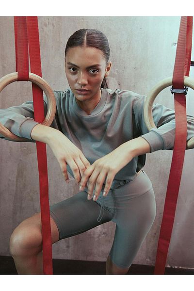 LC Waikiki Leggings de motociclist pentru femei, cu talie elastică (W2)