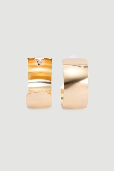 Gusto Large Volume Hoop Earrings - Gold