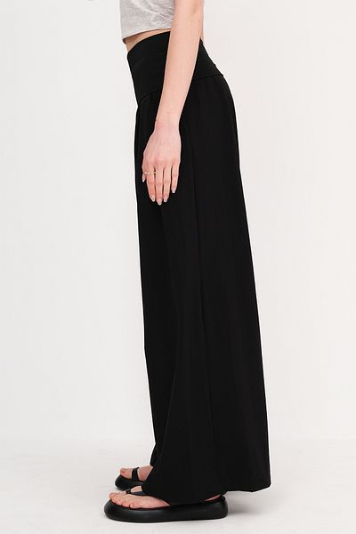 Addax Folded Waistband Pants Pn16811