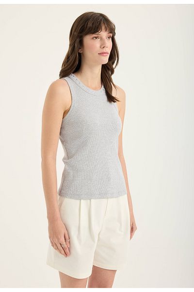 Masha Kate Μπλούζα με λαιμόκοψη Stoned Halter