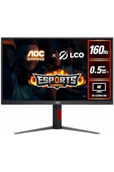 Aoc U27G42 4K Gaming Monitor - 27 Inch UHD, Fast IPS, 160 Hz, 0.5ms, HDR 400