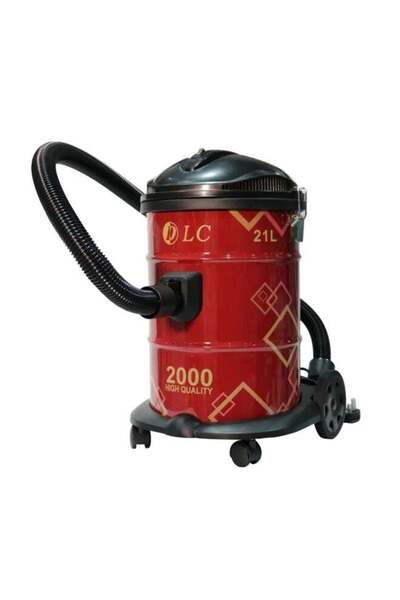 DLC مكنسة كهربائية سعة 21 لترًا وقوة 2000 وات DLC-39028H أحمر/أسود