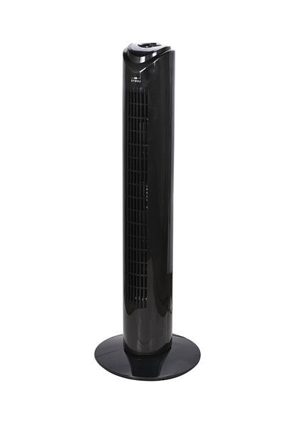 LENTZ Tower Fan 80042, 45w, 81cm, 3 Speeds, Oscillation, Timer, Black