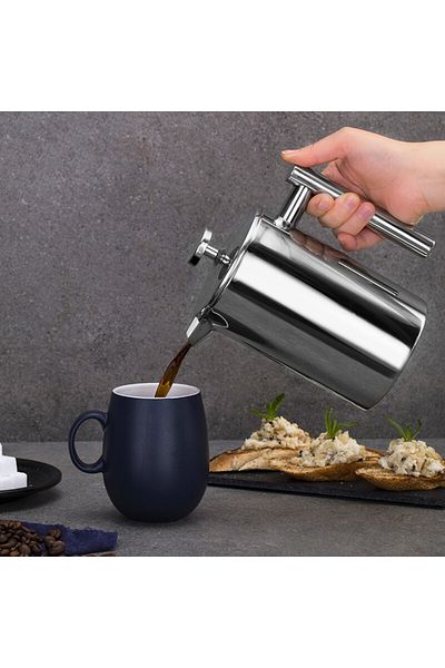 OEM Stainless steel infuser, 1000 ml, modern look, easy to store and handle, 22 x 10.5 cm
