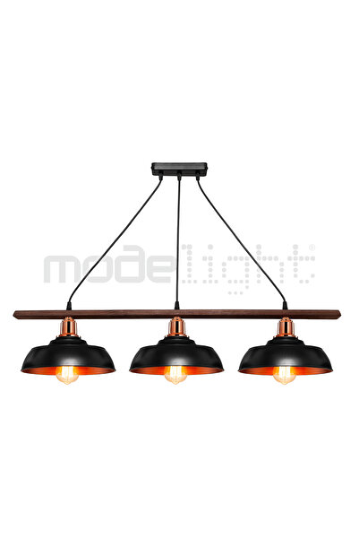 Modelight KARYA 3LÜ AHŞAP CEVİZ KASA - SİYAH-BAKIR ŞAPKA ( BAKIR KUKALI) SALON-OTURMA-ÇOCUK-YEMEK ODASI-MUTFAK