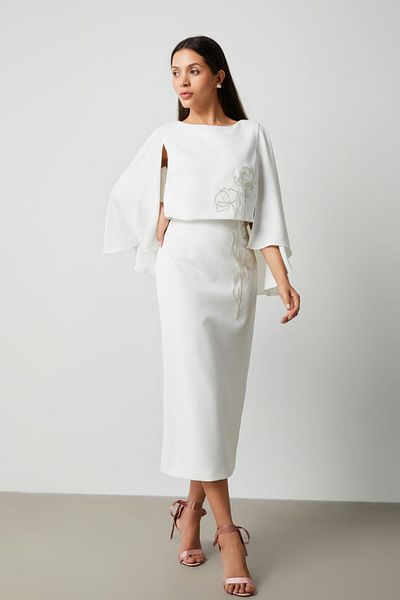 femi9 Embellished Side Skirt