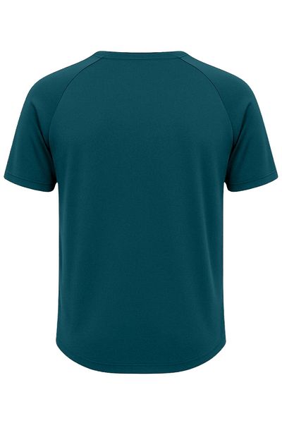 GHASSY CO. Ghassy Co. Ανδρικό μπλουζάκι Raglan Oval Cut 100% βαμβακερό μαλακό με υφή Crew Neck